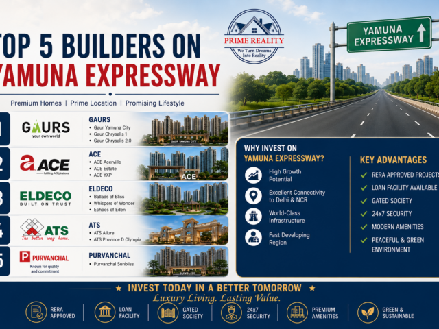 Top 5 Builders on Yamuna Expressway in 2026