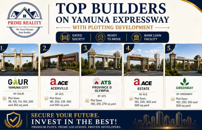 Top Builders on Yamuna Expressway With Plotting Developments