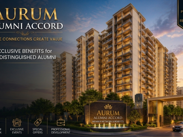 Aurum Alumni Accord : Premium 4 BHK Luxury Apartments on Yamuna Expressway