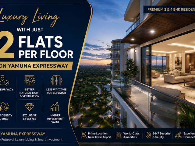 Luxury Living with Just 2 Flats Per Floor on Yamuna Expressway
