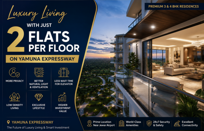 Luxury Living with Just 2 Flats Per Floor on Yamuna Expressway